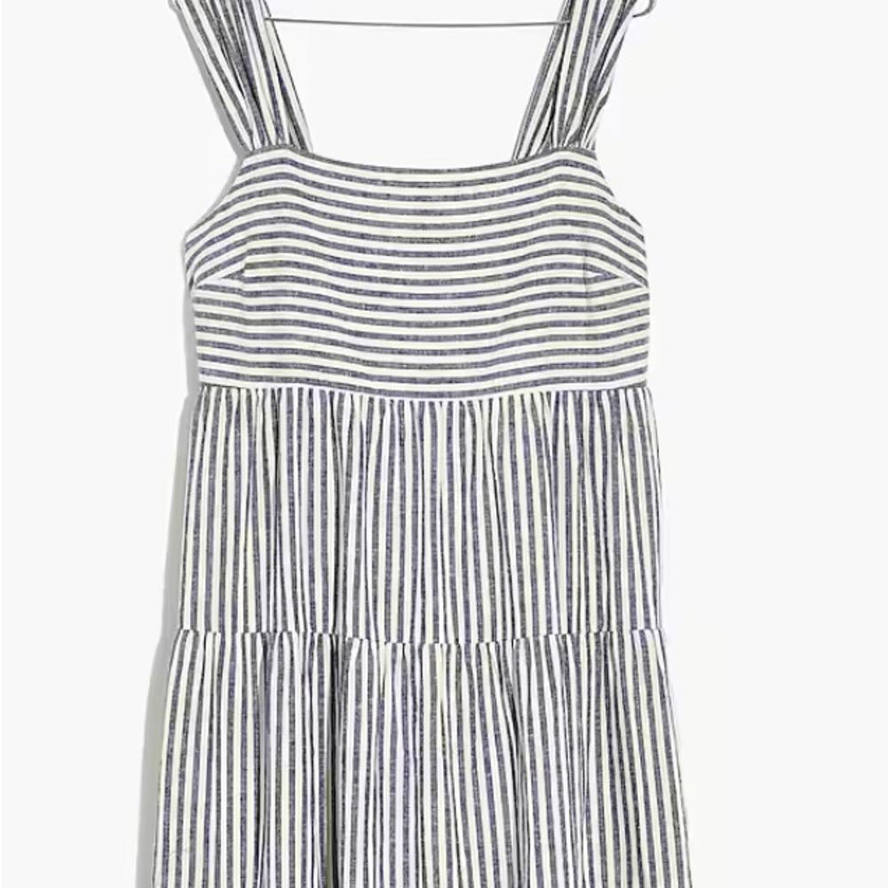 Madewell Striped Tiered Maxi Dress